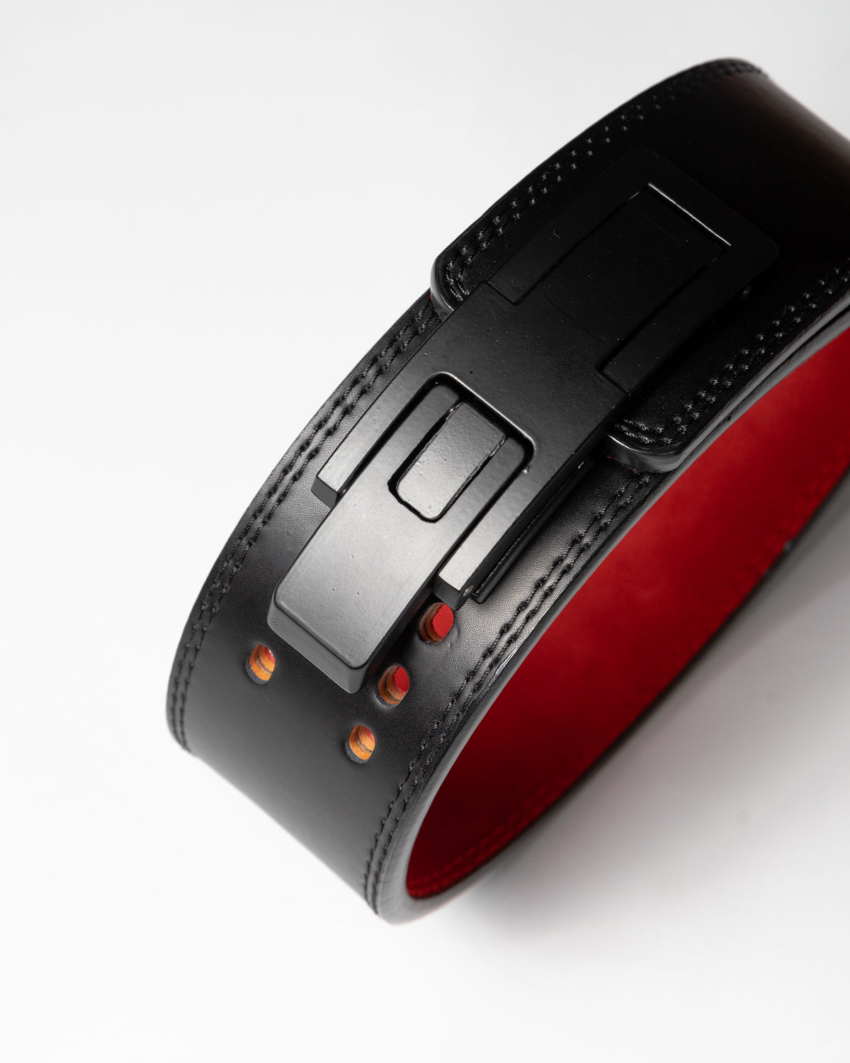 Adjustable Lever Leather Powerlifting Belt